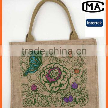 jute fabric shopping bag tote sack jute bag manufactory