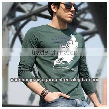 2014 Autumn Men's Fashion Leisure Korean Style Long Sleeve T-shirt