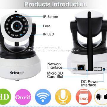 Sricam SP017 Pan-Tilt Zoom 720P HD Resolution IP Camera Megapixel P2P Indoor Wifi Smart IP Camera photo-3