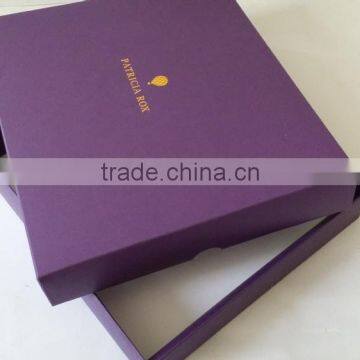 2017 high quality custom paper packing boxes