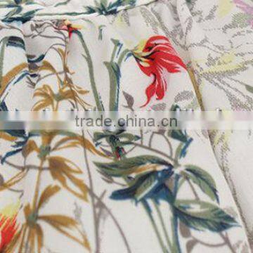 Smart Casual Clothing Korean Style Short Sleeves Print Blouses Pictures Down Blouse photo-5