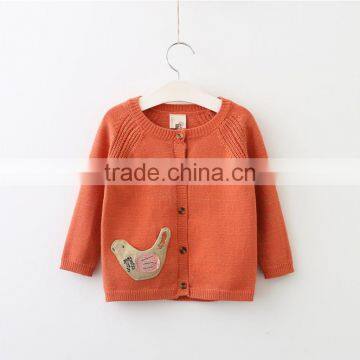 Cable knit Baby Girls cardigan knitted design Sweater