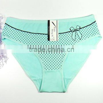 Big Size XXL/XXXL/XXXXL Underwear Fancy Printing Cotton Briefs Sexy Women Panties photo-3