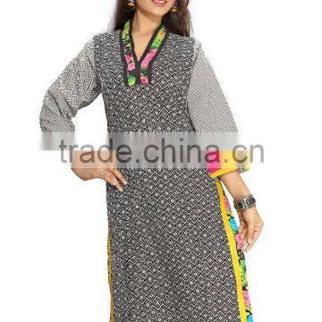 Pure Cotton Styles Long Kurtis photo-4