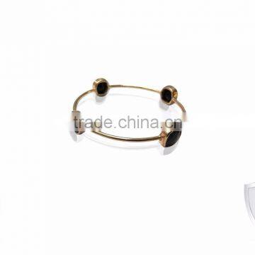 Black Onyx Gemstone 925 Sterling Silver Bracelets