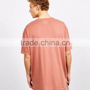 MGOO Wholesale Cotton Plain Streetwear Fashion Softex Round Neck T-Shirts OEM Big Quality T-shirt Manufacturer photo-3