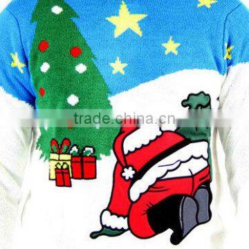 Latest Design Mens Santa's Butt Crack Ugly Christmas Sweater photo-3