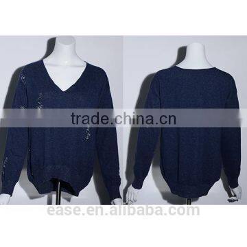 Woman Winter Jacquard Knitting Sweater photo-5