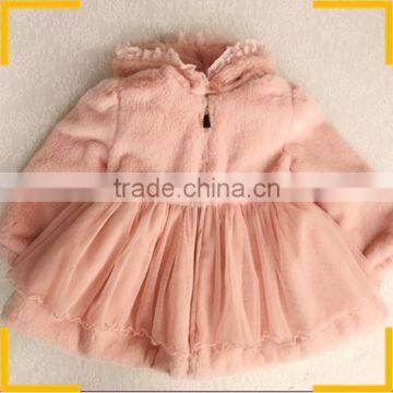2016 Winter Kids Wholesale Winter Clothes Fur Coat Children Clothing Overseas photo-3