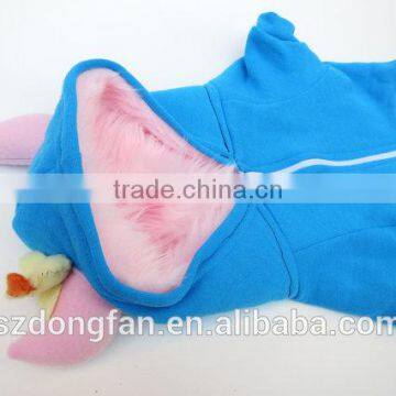 Little Kids Blue Cute Hoodies Dog Monster Hoodie photo-2