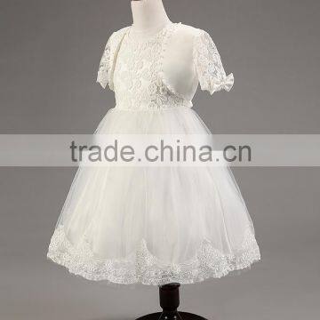 2016 Summer Style Kids Dress Flower Lace Princess Party Costume Girl Floral Dress photo-3