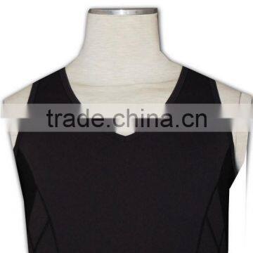 ISO 9001 Audit Factory Black Plain Mesh Design Gym Vest photo-5