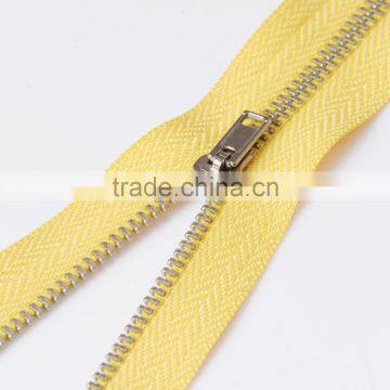 Brass Closed End Metal Zipper or Zips Wholesale Gold Teeth 3# Metal Zipper photo-2