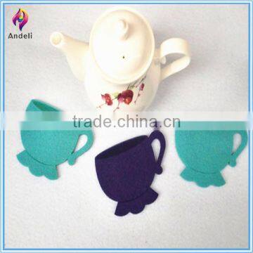 Fashionable Handmade Felt Coaster Cup Mat Holder photo-5