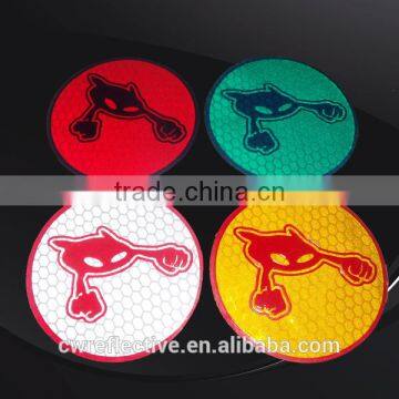 Cheap Gift Kids Cartoon Running Reflective Sticker photo-3