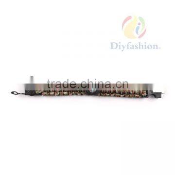 Outdoor Survival Bracelet Paracord, Handmade Bracelet For Men Women Fashion Stout Plastic Buckle PC6014-1 photo-2