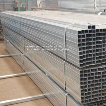 Brand new hot dipped galvanized square pipe greenhouse steel tube with high quality