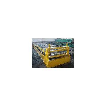 Color Steel Sheeting Wall And Roof Panel Roll Forming Machine 10-12m/min