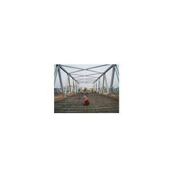 Amphibious Steel Truss Prefabricated Delta Bridge Simple Structure