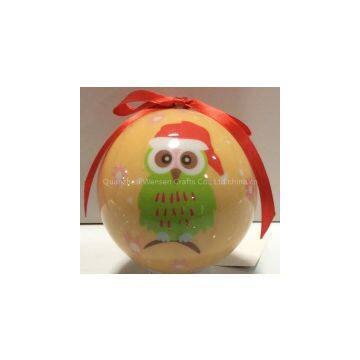 Newest Hot Sale Plastic/Styrofoam Christmas Decoration Baubles; Christmas Balls with LED; Christmas Decoration