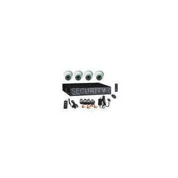 4 Camera Security System H.264 4 Channel Digital Video Recorder , Outdoor Camera Kit