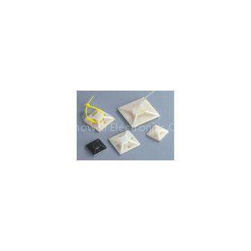 20 X 20 mm Electrical Wiring Accessories Self Adhesive Cable Wire Zip Tie Mounts