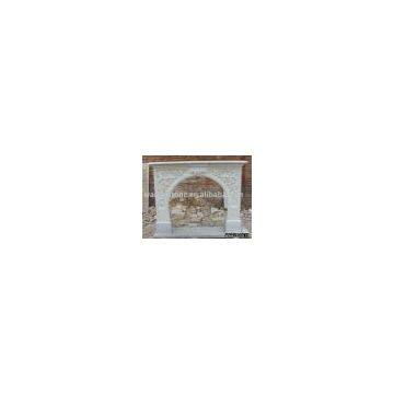 marble fireplace