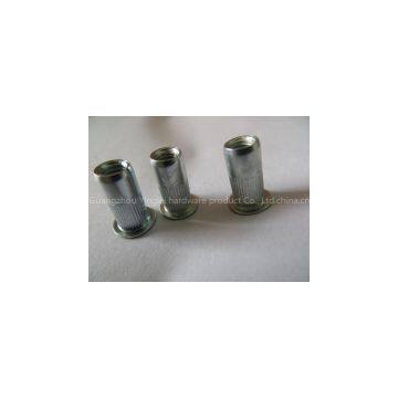 Stainless Steel Flat Head Vertical Stripes Rivet Nuts photo-3