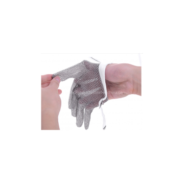 Customized Lightweight Metal Mesh Cut Resistant Glove For Glass Handling