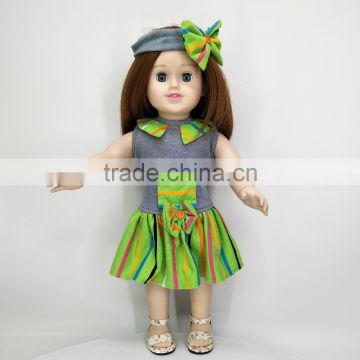 Girl doll clothes wholesale for 18 inch baby doll