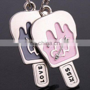 Fashion New Creative Sweet Ice Cream Keychain Couple Valentine's Day Gift
