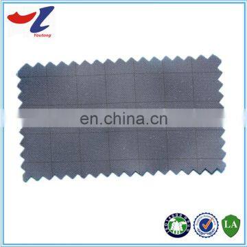 coating PVC/PA/PU anti-static plaid taffeta fabric