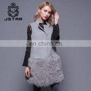 Long Vest Grey Color Classic Woolen Latest Coat Designs for Women photo-3