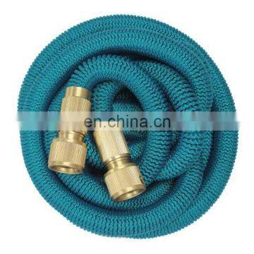 50FT, 100FT Latex Expandable Garden Water Hoses With Brass Fittings and 8-Spayer