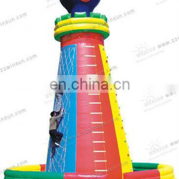 2014 Newest inflatable water rock climbing wall