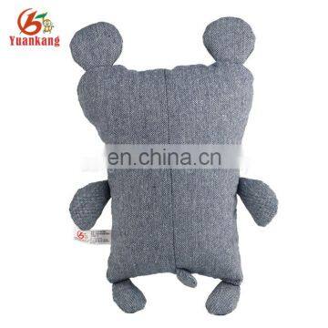 Plush Lovable Grey Fabrics Bear Soft Stuffed Toy photo-4