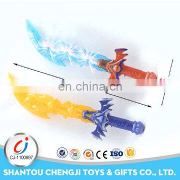 New products wholesale plastic colorful flashing toy knife