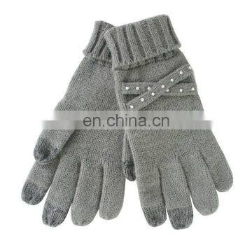 girls long texting gloves