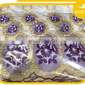 Feitex African Bazin Riche Embroidery Dress,Guinea Brocade Embroidery Fabric,Lace Fabric photo-3