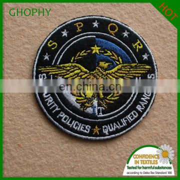 Custom large size iron on embroidery patch