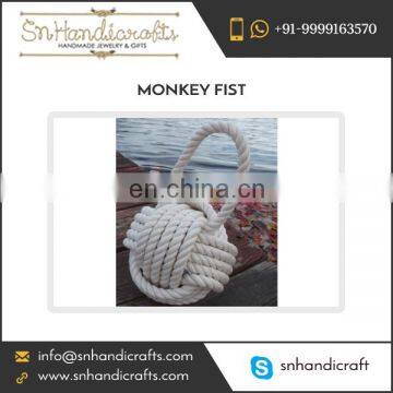 Premium Quality Durable Monkey Fist Nautical Rope Keychain Available for Sale