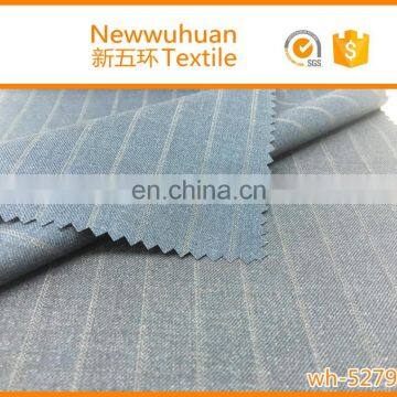 65% polyester 35% viscose dobby design with colored yarns T/R suiting fabric wh-5279