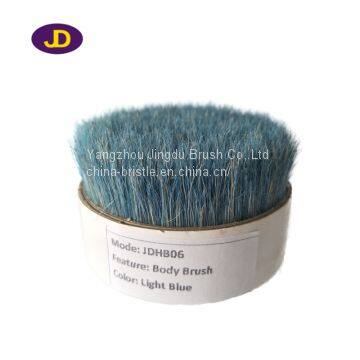 Light blue pig bristles for body brush