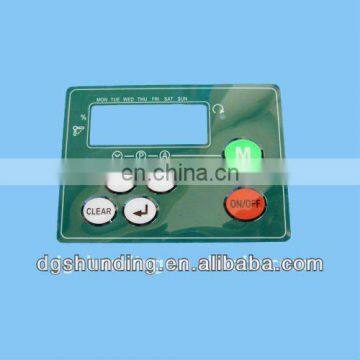 Dongguan supplier remote-control unit membrane switchs