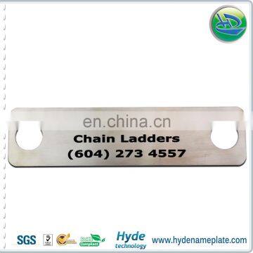 Stainless Steel Etched Customized Metal Label Plates