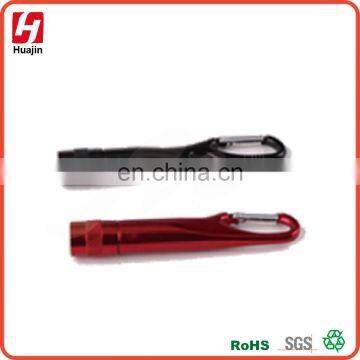 Chrismas promotional gift mini led torch carabiner,Keychain