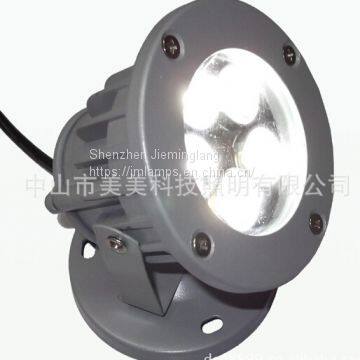 LED Lawn Projection Lamp Round Inserted Floor Lamp 5*2W 10w photo-2