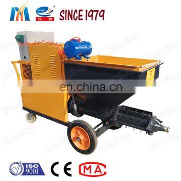 Factory selling mortar wall plastering machine