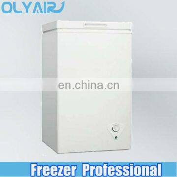 OEM R600a and R134a Gas White color Energy A Top Open Chest Freezer