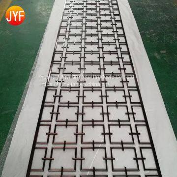 Foshan Manufactory Best stability aluminum room divider laser cut aluminum metal screen